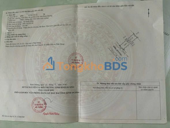 Đất nền Mỹ Phước Bến Cát 100m² 1 tỷ - Giá tốt hiếm có