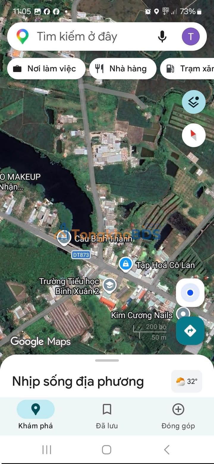 Đất nền Bình Xuân Gò Công 1.295m² giá 2,25 tỷ - Pháp lý rõ ràng