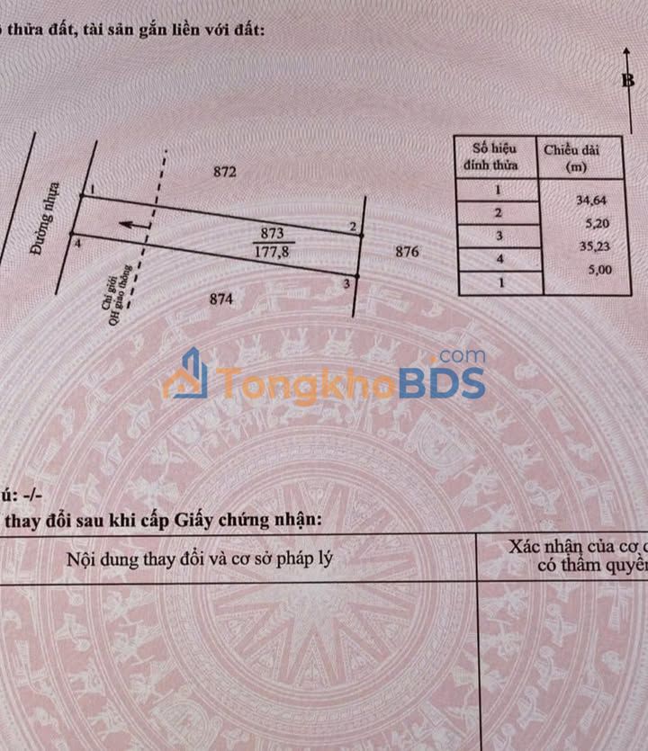 Đất nền Đá Bạc Châu Đức 255m² 430tr - Sổ đỏ chính chủ