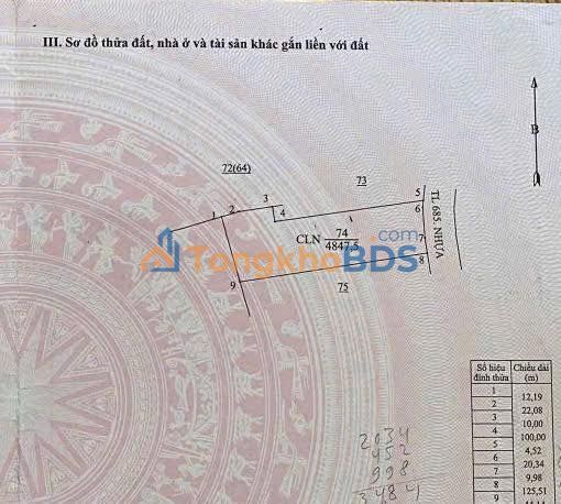 Đất nền Đường TL685 Đăk R'Lấp 1.728m² 2.5 tỷ - Sổ đỏ chính chủ