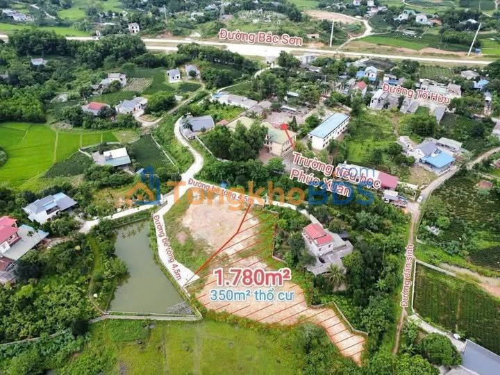 Đất nền Bắc Sơn TP Thái Nguyên 2000m² 5 tỷ - Đường to ô tô