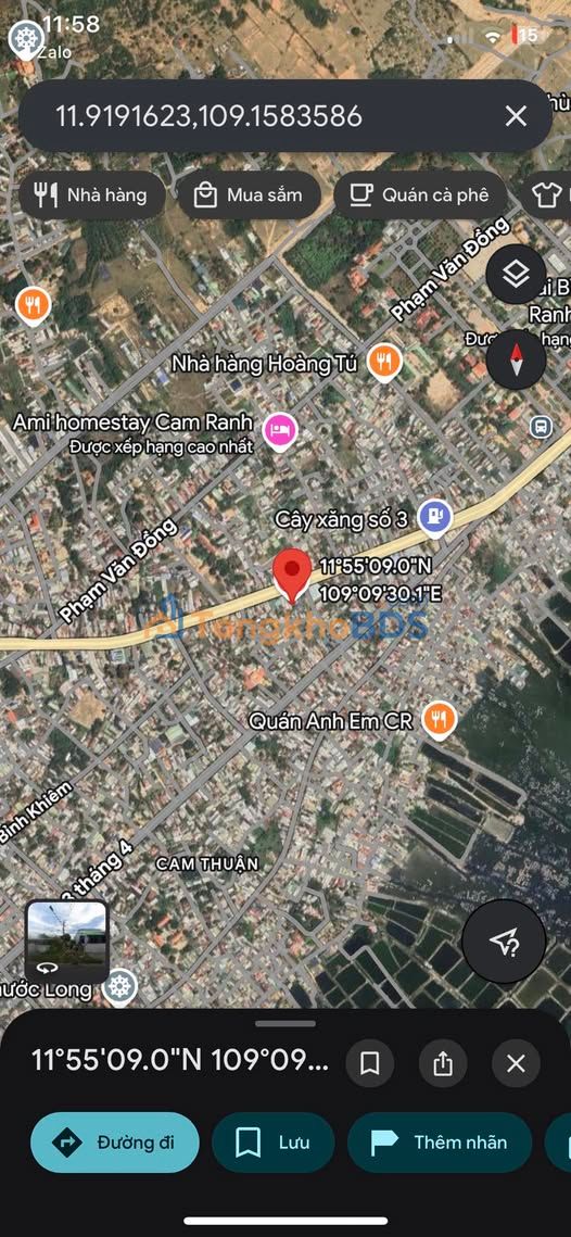 Đất QL1A Cam Phú 380,5m² giá 7,5 tỷ - Đất thổ cư 100%