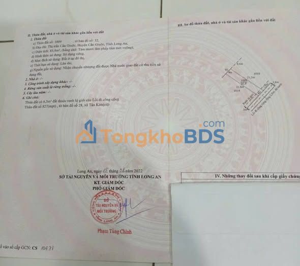 Đất Tân Kim Cần Giuộc 84m² 1.6 tỷ - Sổ đỏ chính chủ