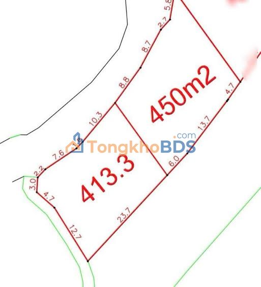 Đất nền Mỹ An Phượng Sơn 400m² 4xx triệu - Đường to ô tô