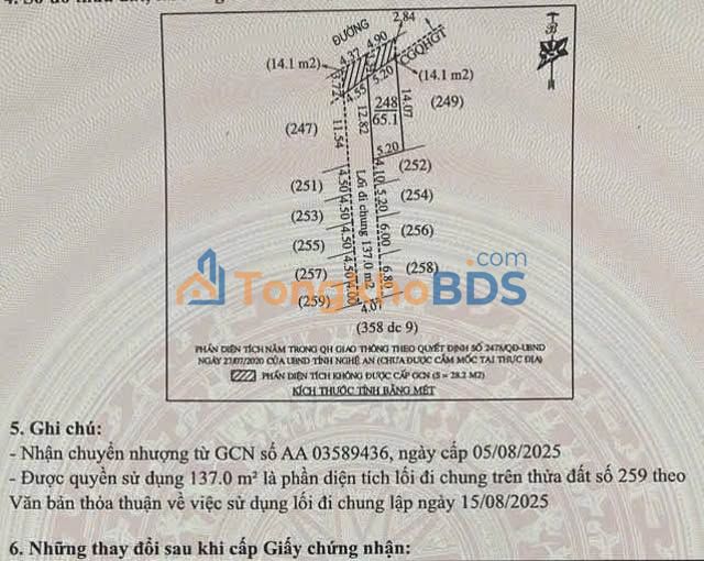 Đất Nền Nghi Phú Vinh 65m² 3 tỷ - Đường to ô tô hiếm