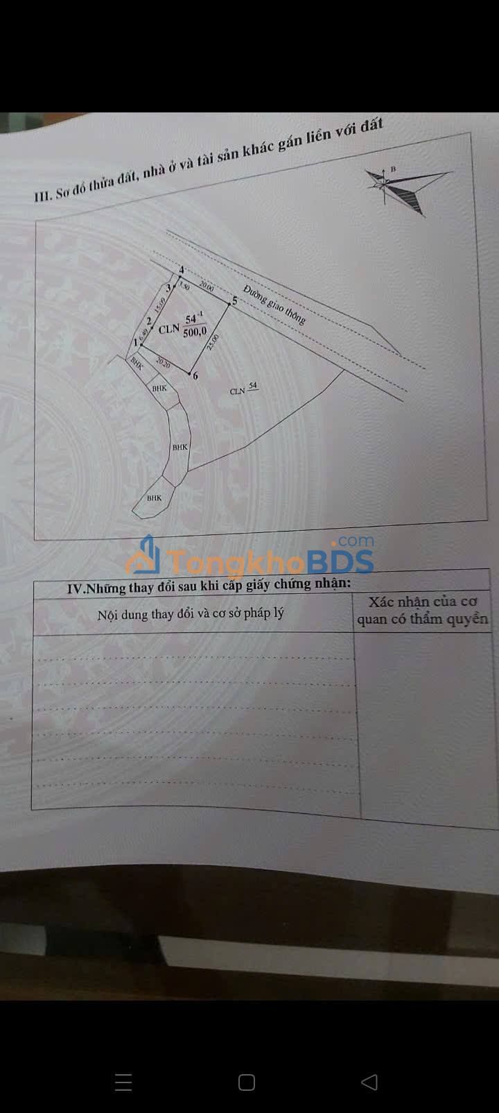 Đất CLN Hà Lộc Phú Thọ 500m² 5 tỷ - Xây dựng tự do