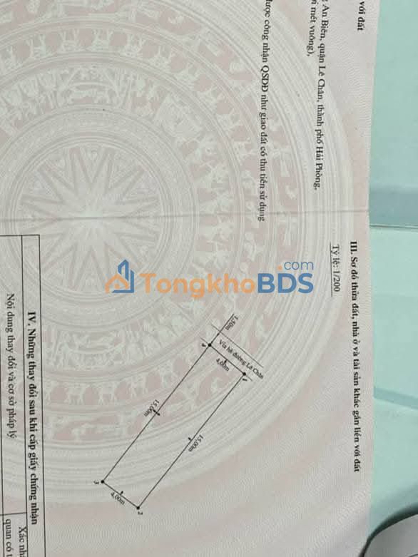 Đất nền Lê Chân Hải Phòng 60m² giá 10,8 tỷ - Tiềm năng tăng giá