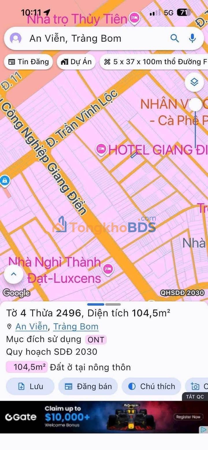 Nhà phố Ấp 5 An Viễn 100m² 1.4-1.49 tỷ - Mặt tiền kinh doanh