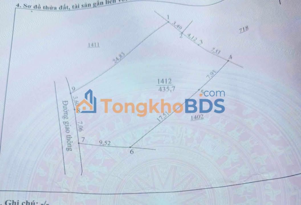 Đất nền Trung Thành 435m² giá 1.8 tỷ - Sổ đỏ chính chủ