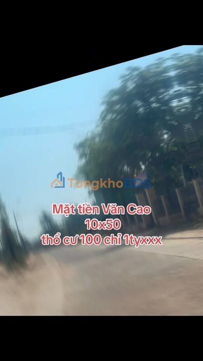 Đất nền Văn Cao Pleiku 500m² 1 tỷ - Sổ đỏ chính chủ