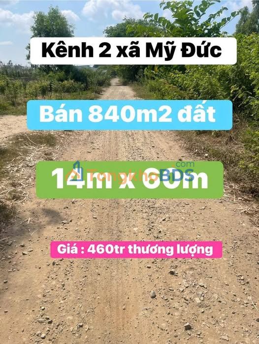 Đất nền Mỹ Đức Châu Phú 840m² 460 triệu - Sổ đỏ chính chủ