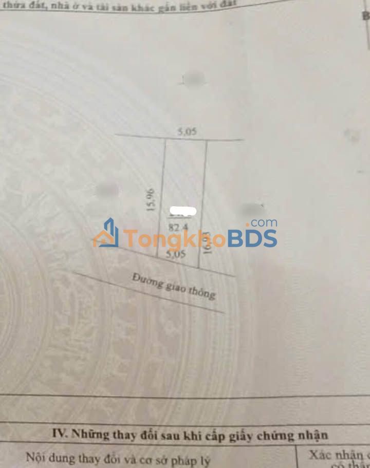 Đất thổ cư Phú Xá 82m² 1 tỷ - Thổ cư toàn bộ