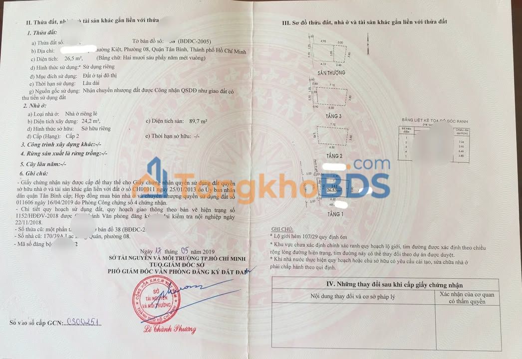 Nhà phố Tân Bình 26m² giá 6,5 tỷ - Chính chủ bán