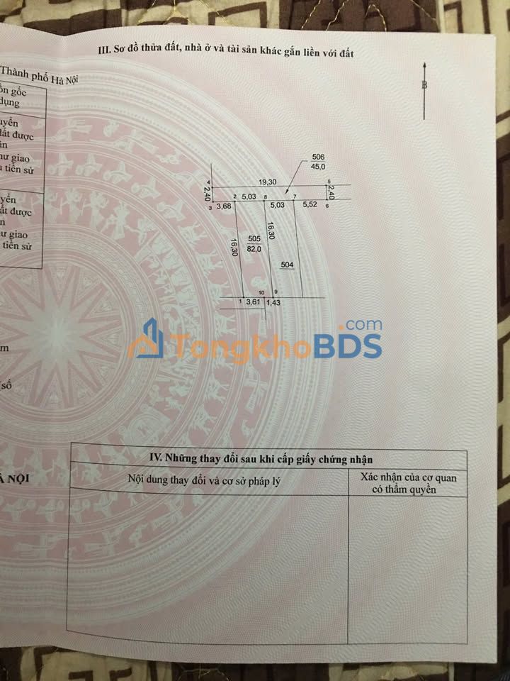 Đất nền Chương Dương 82m² 4.92 tỷ - Tiềm năng tăng giá