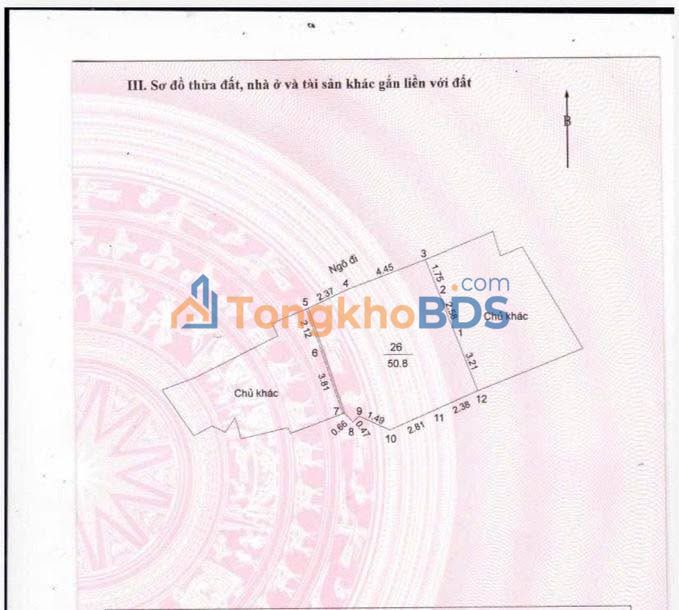 Nhà phố Trần Khát Chân 51m2 5,35 tỷ - Ô tô vào tận nhà