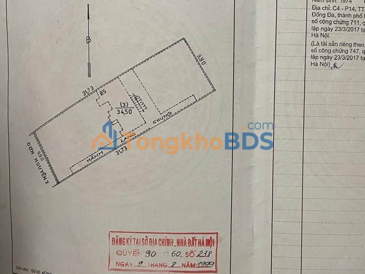Căn hộ tập thể Trung Tự 100m² 6 tỷ - Sẵn sàng ở ngay