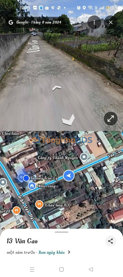 Đất nền Đường Văn Cao Kon Tum 160m² - Sổ đỏ chính chủ