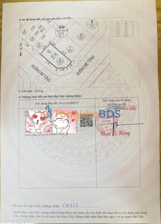 Đất nền TĐC Hà Lầm Lk4-6 78m² 4 tỷ - Sổ đỏ chính chủ