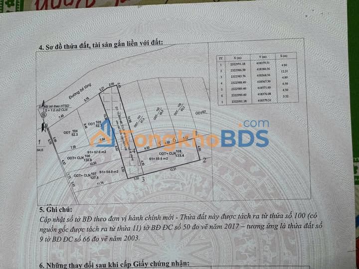 Đất nền Việt Hưng 59,6m² 800 triệu - Sổ đỏ chính chủ