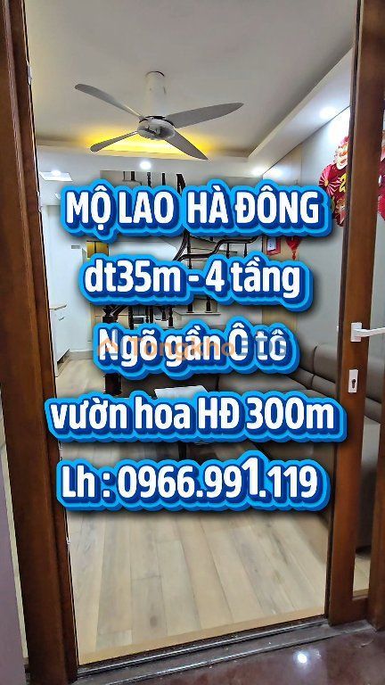 Nhà riêng Mộ Lao Hà Đông 35m² - Sẵn sàng ở ngay
