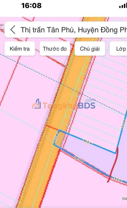 Đất nền Tân Phú Đồng Nai 400m² 1.25 tỷ - Đất thổ cư 100%