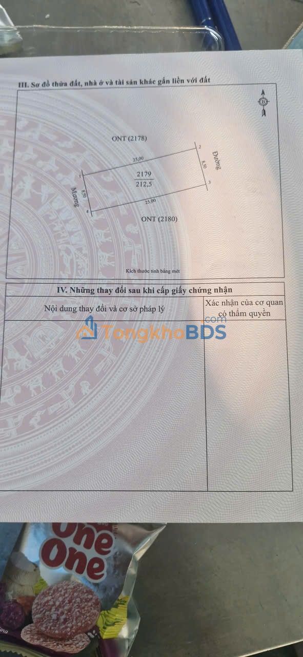 Đất xóm 5 Hưng Đạo 213m² 3 tỷ - Sổ đỏ chính chủ