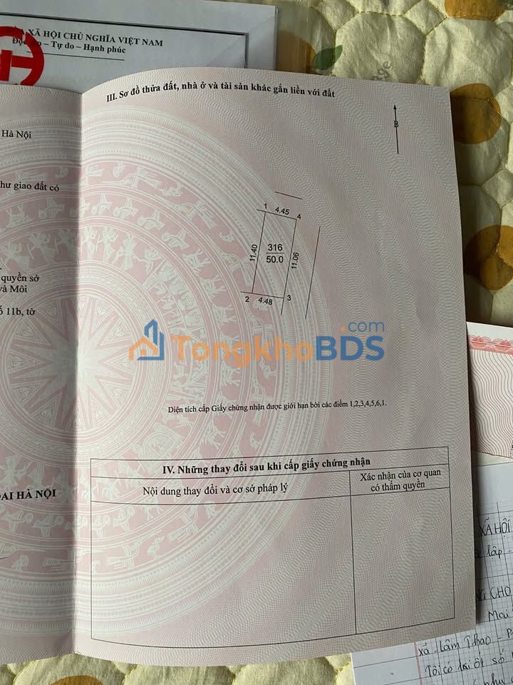 Đất thổ cư Xuân Canh Đông Anh 50m² 5 tỷ – Sổ đỏ chính chủ