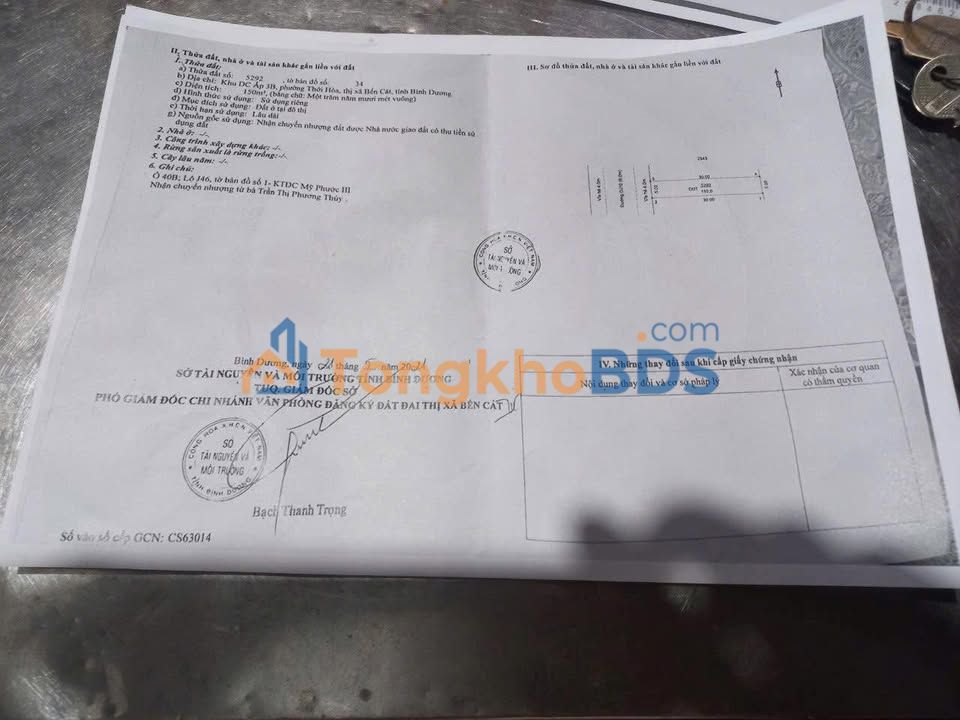 Đất nền Lốc J46 DJ10 Mỹ Phước 5m² 2.3 tỷ - Sổ đỏ chính chủ