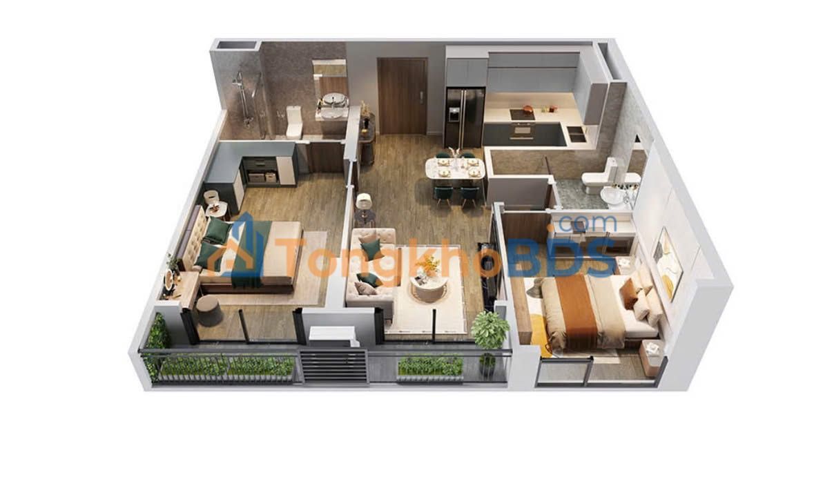 Căn hộ Vinhomes Ocean Park 64m² 4,5 tỷ - View đẹp