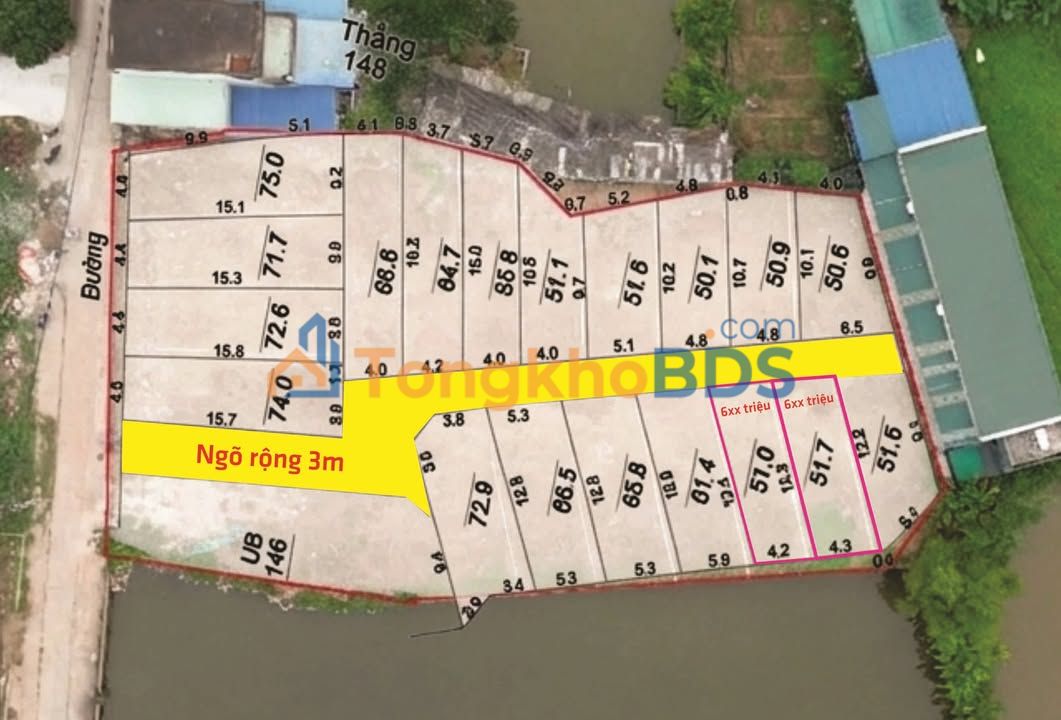 Đất nền Mỹ Xá Nam Định 51m² từ 500 triệu - Sổ đỏ chính chủ