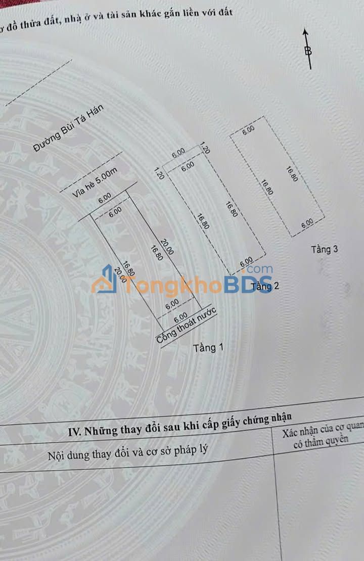 Nhà mặt tiền Bùi Tá Hán 120m2 giá 17 tỷ - Chính chủ bán