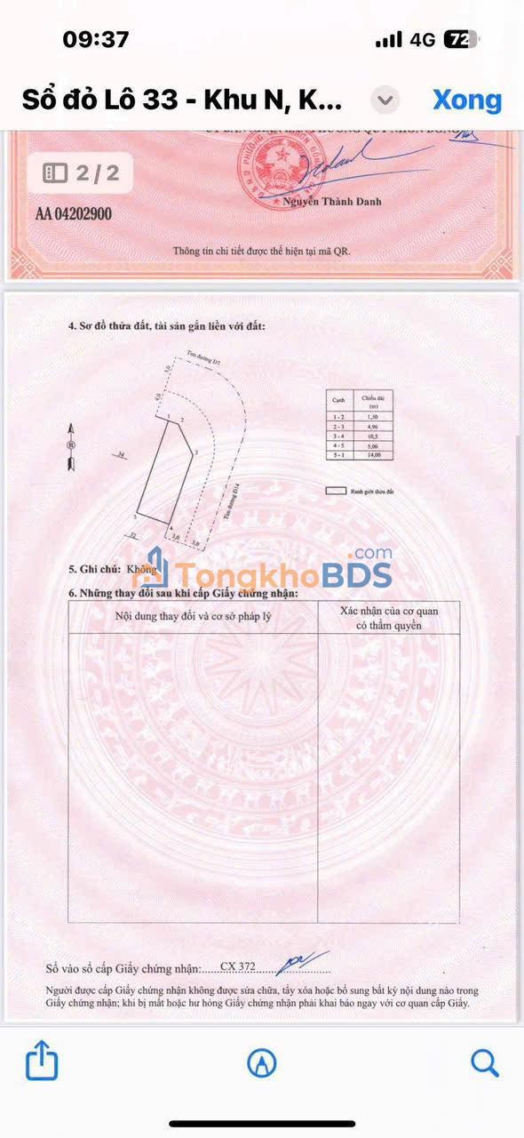 Đất Quang Trung Quy Nhơn 64m² thỏa thuận - Đường ô tô
