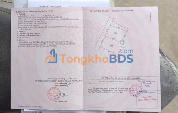 Đất nền Hát Môn 192m² 4x tỷ - Sổ đỏ chính chủ