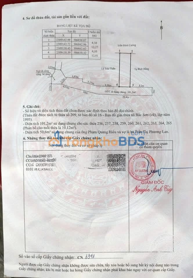 Nhà 3 tầng Bắc Sơn An Dương 50,6m² 2,4 tỷ - Ô tô vào tận cửa