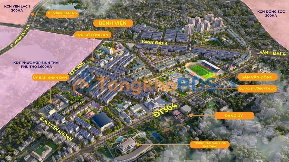 Đất nền Dragon City Yên Lạc 90m² 5.5 tỷ - Sổ đỏ chính chủ