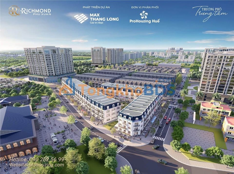 Shophouse Nguyễn Lộ Trạch 132m² 8,5 tỷ - Mặt tiền kinh doanh