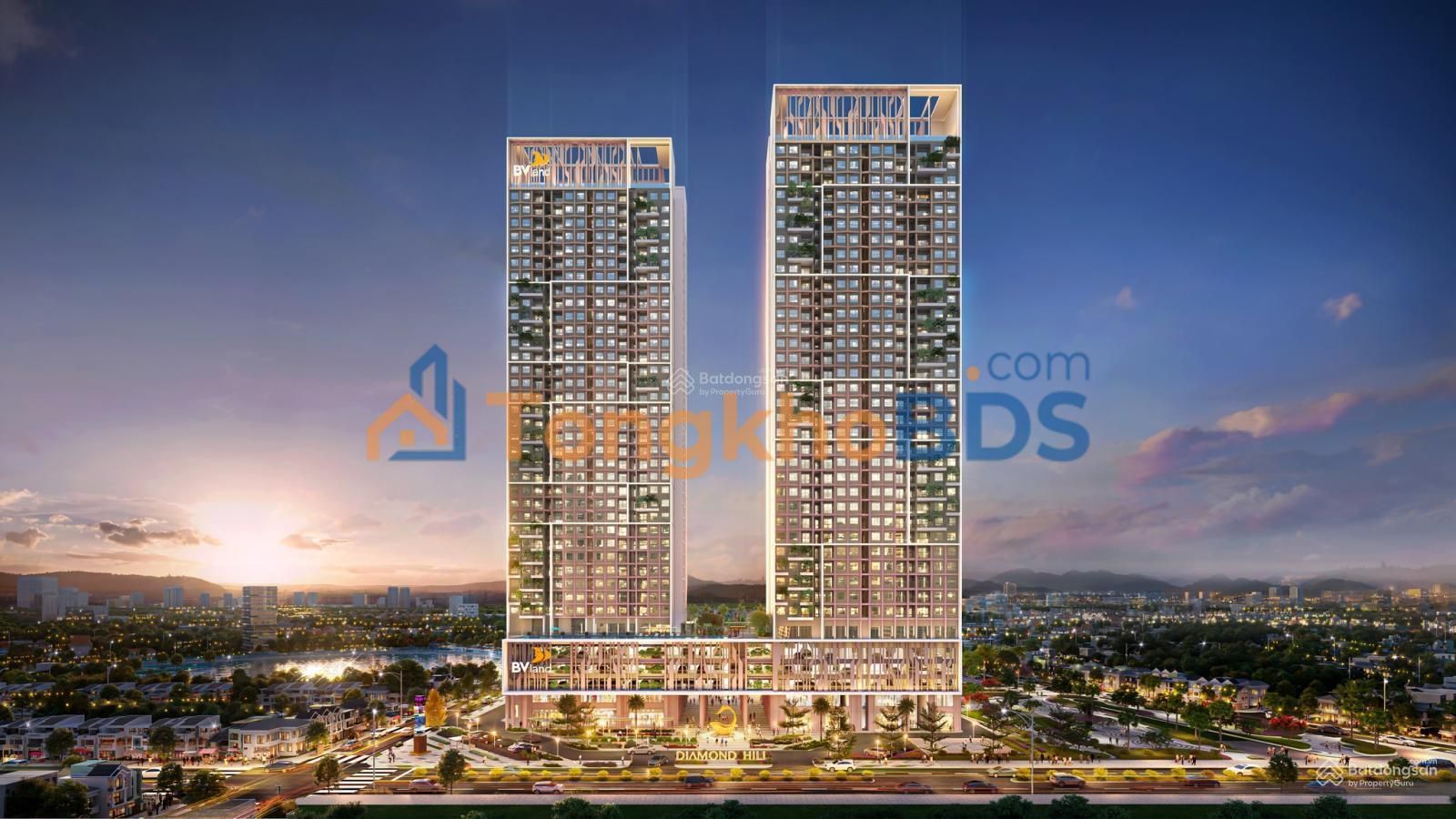 Căn hộ BV Diamond Hill Thái Nguyên 72m² 2,8 tỷ - View đẹp