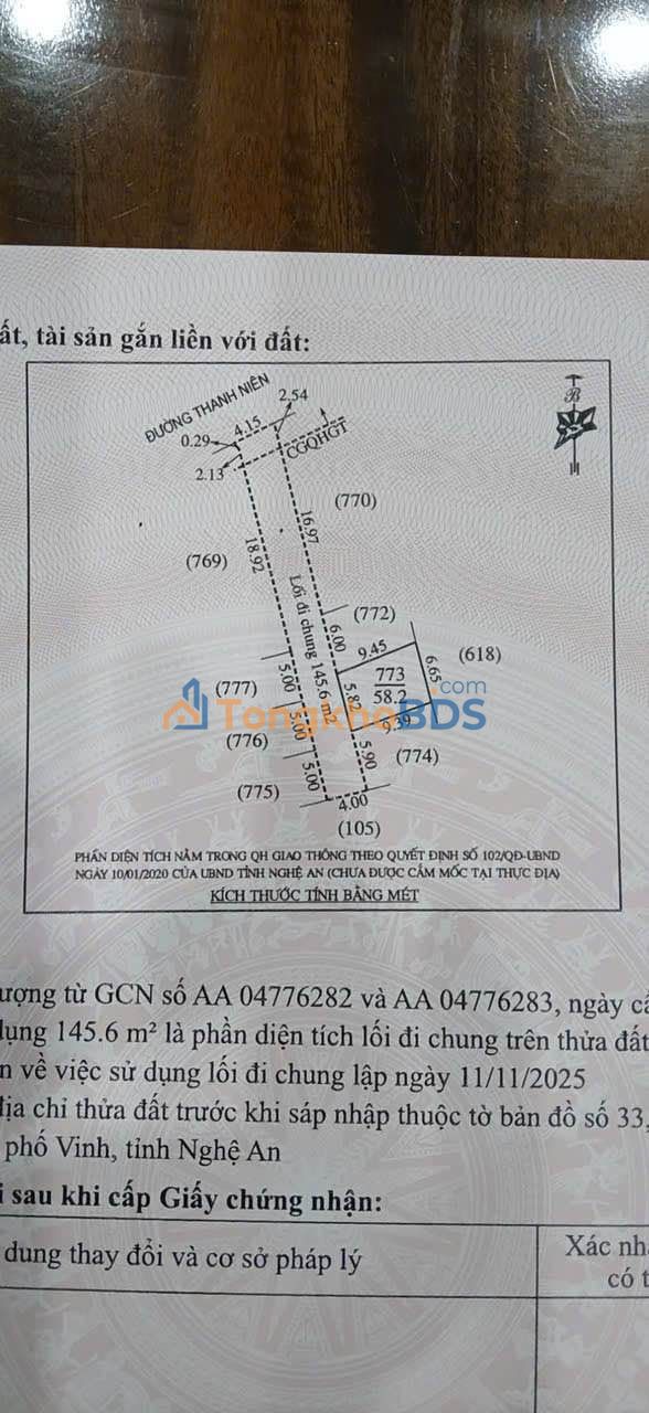 Đất Thanh Niên Nghi Đức 58m² 1.5 tỷ - Xây dựng tự do