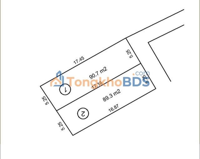 Đất nền Tân Dân Phú Xuyên 89m² 1.95 tỷ - Đường ô tô