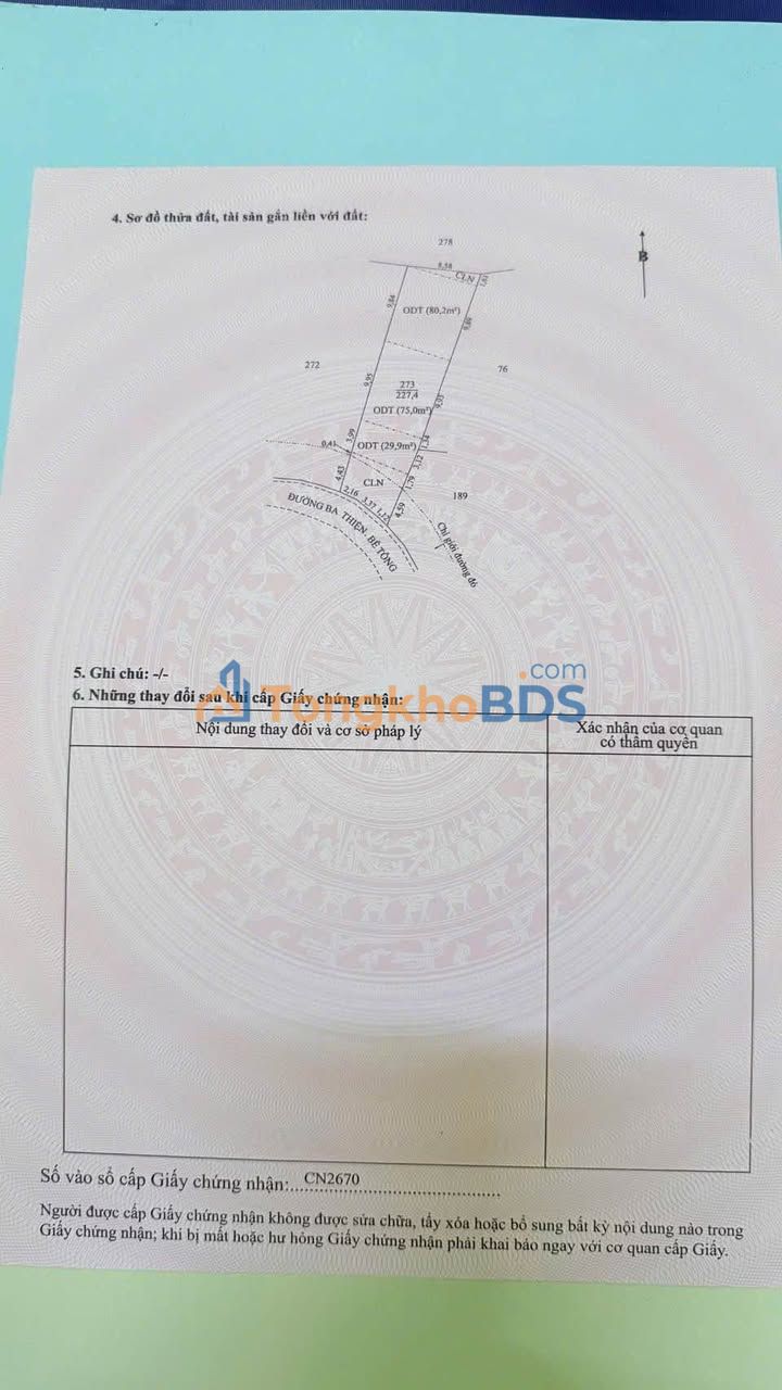 Đất nền Đường 3 Thiện Mỹ Tho 227m² 1.45 tỷ - Tiềm năng tăng giá