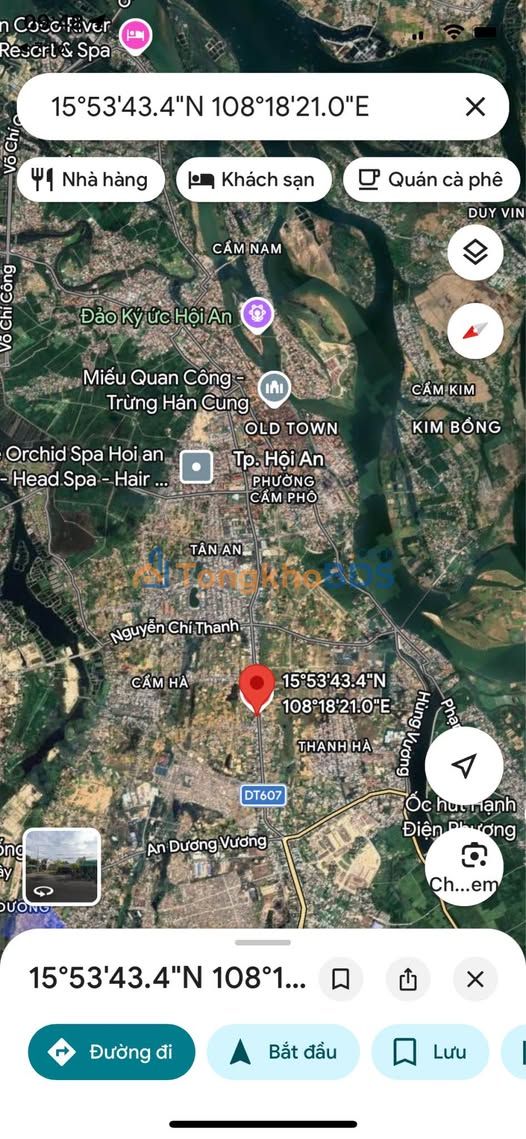 Đất Nguyễn Tất Thành Hội An 350m² 12 tỷ - Sổ đỏ chính chủ