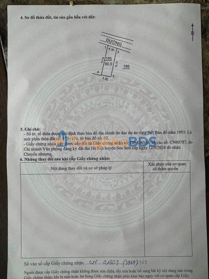 Đất nền Quang Tiến Sóc Sơn 60m2 2 tỷ - Hạ tầng hoàn thiện