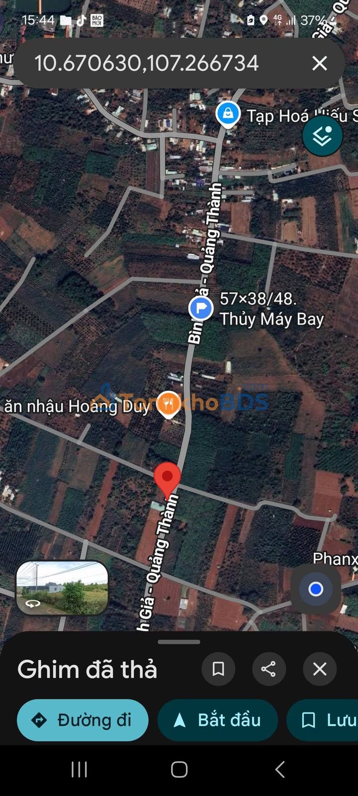 Đất nền Kim Long 272m² giá 1.5 tỷ - Sổ đỏ chính chủ