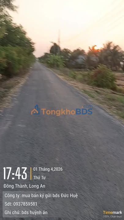 Đất nền Mỹ Yên Bến Lức 1.800m² 2 tỷ - Đường to ô tô