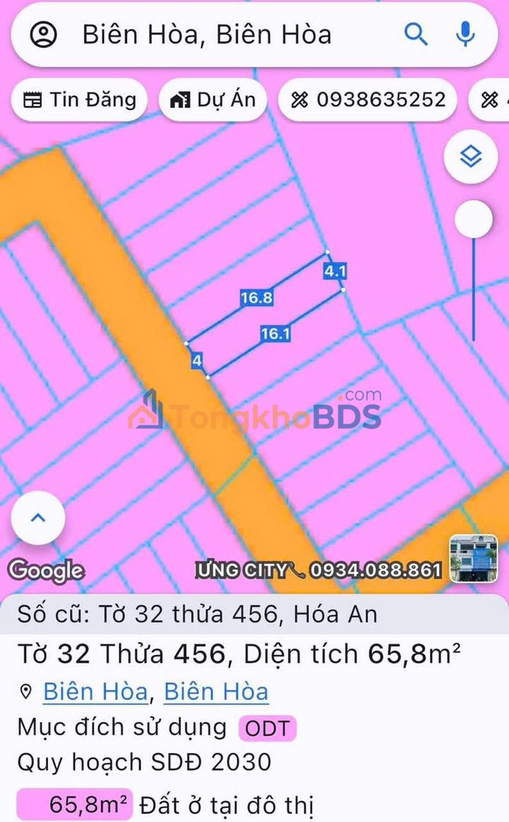 Đất nền Nguyễn Văn Lung 66m² 1.88 tỷ - Sổ đỏ chính chủ