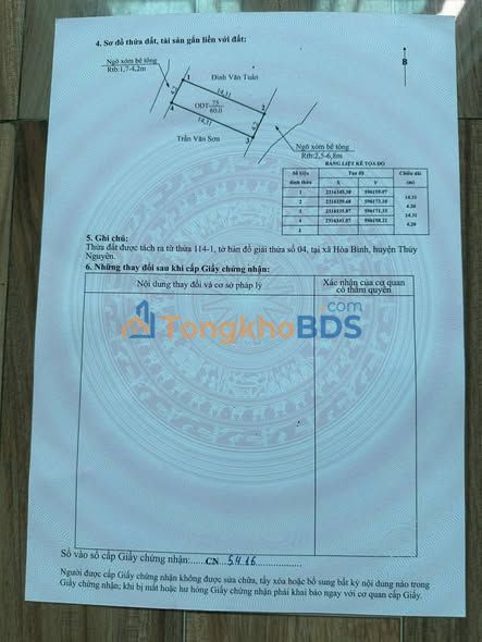 Townhouse Hòa Bình Thuỷ Nguyên 1.4 tỷ - Mặt tiền kinh doanh