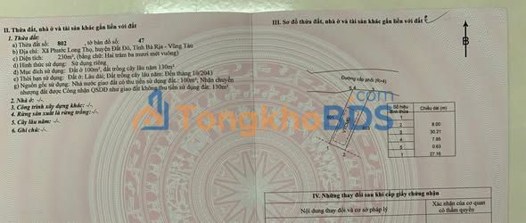 Đất nền Đất Đỏ 100m² 1,2 tỷ - Sổ đỏ chính chủ