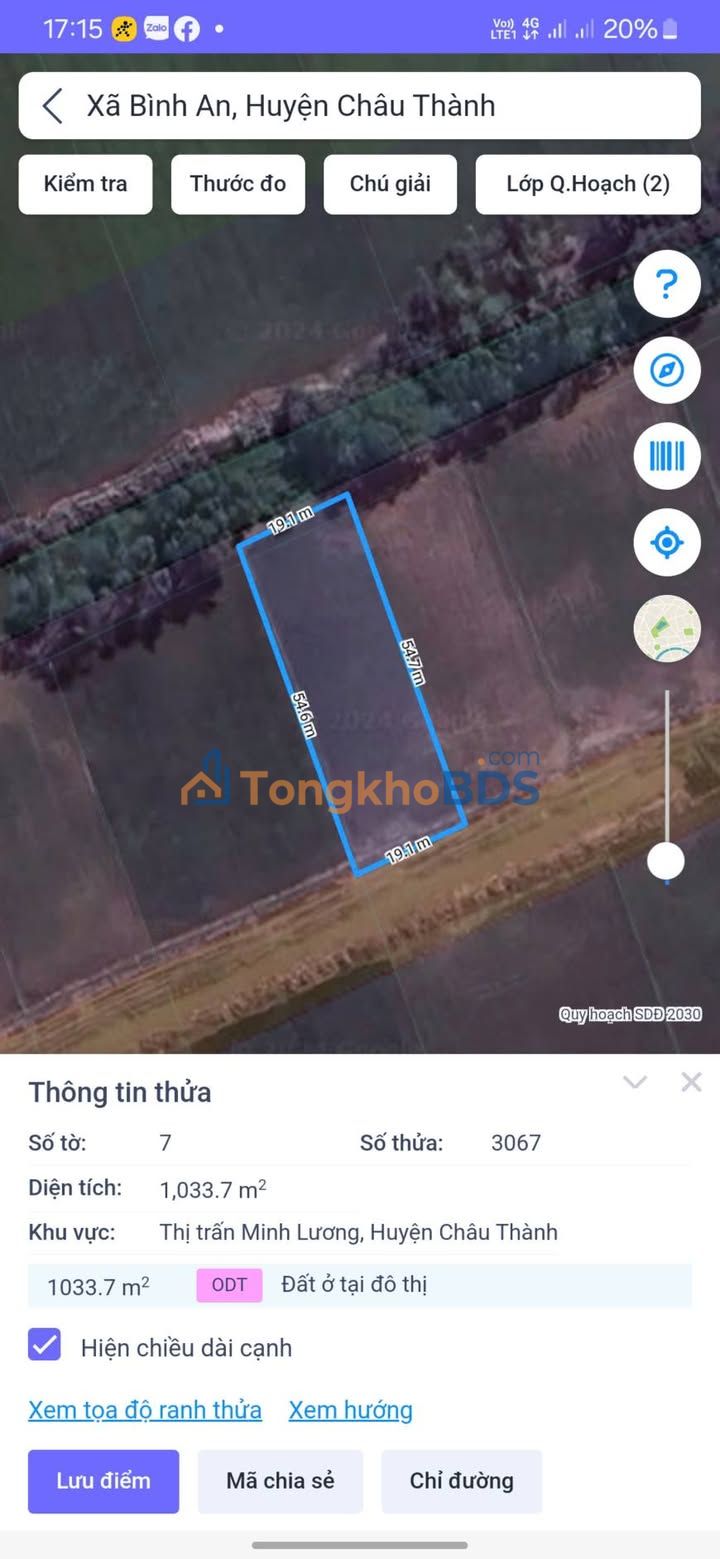 Đất nền Minh Lương Giục Tượng 149.495 tỷ - Sổ đỏ chính chủ