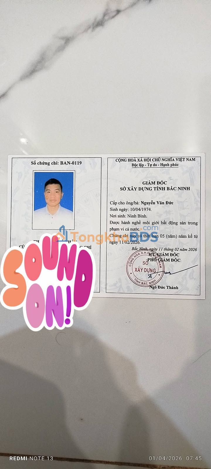 Nhà 3 tầng Võ Cường Bắc Ninh 97m2 5 tỷ - Chính chủ bán