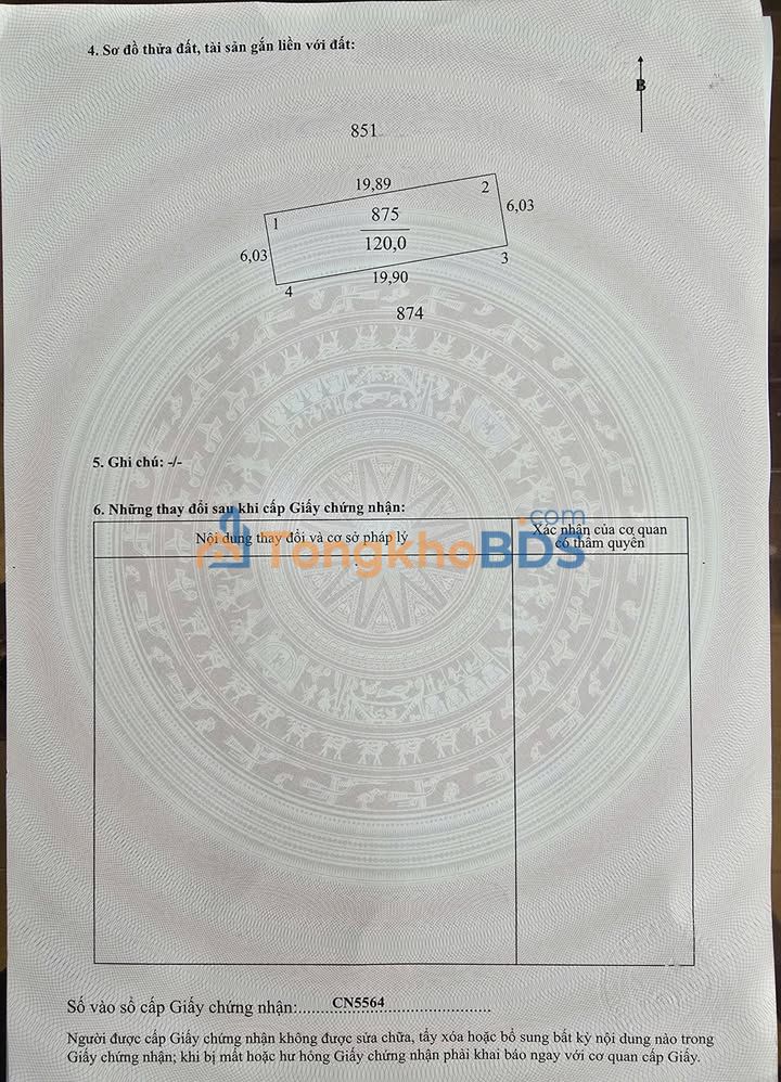 Đất Phú Khương Bến Tre 120m² 1,002 tỷ - Sổ đỏ chính chủ